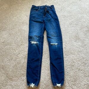 American eagle ripped jeggings